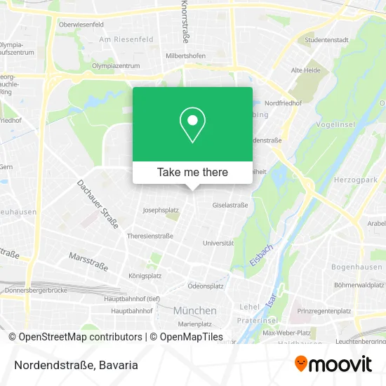 Карта Nordendstraße