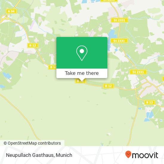 Карта Neupullach Gasthaus