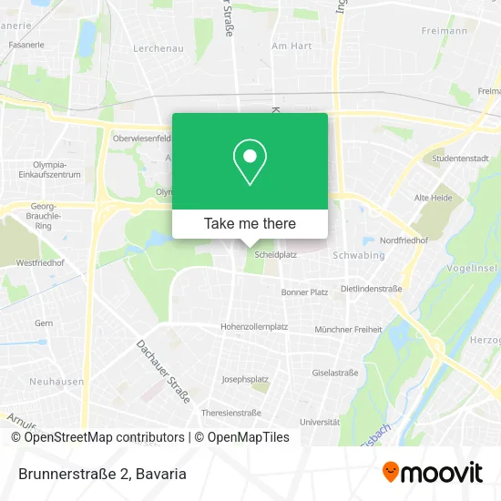 Карта Brunnerstraße 2