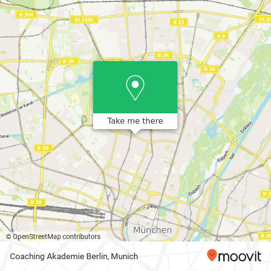 Карта Coaching Akademie Berlin