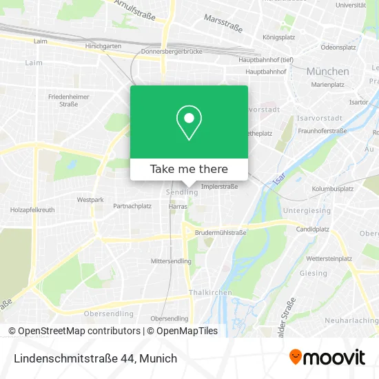 Карта Lindenschmitstraße 44