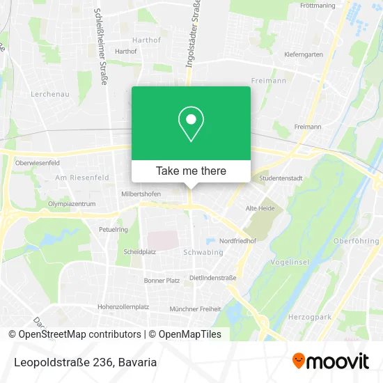 Карта Leopoldstraße 236