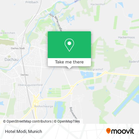 Hotel Modi map