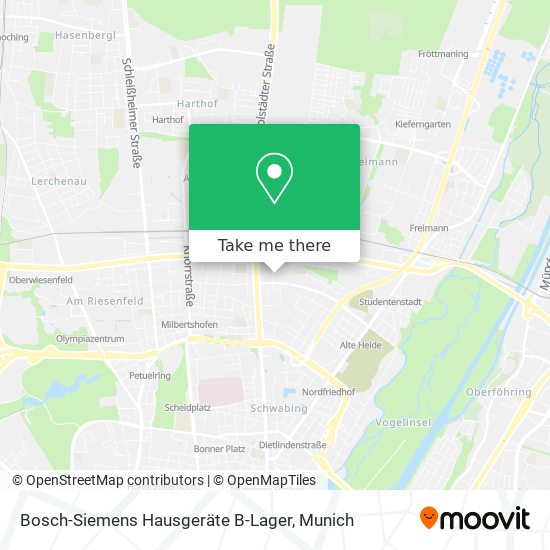 Карта Bosch-Siemens Hausgeräte B-Lager