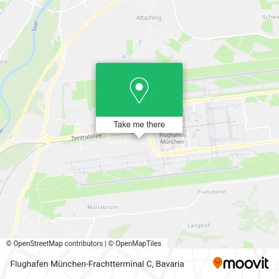 Flughafen München-Frachtterminal C map