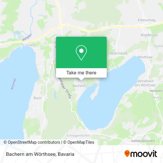 Карта Bachern am Wörthsee