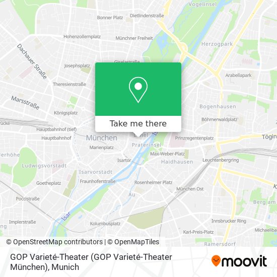 GOP Varieté-Theater map