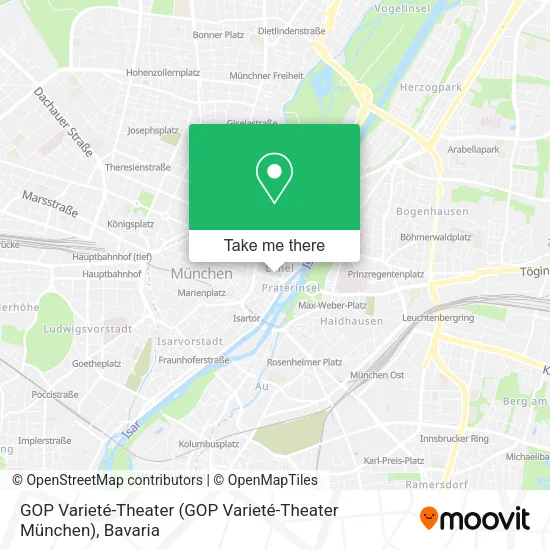 Карта GOP Varieté-Theater