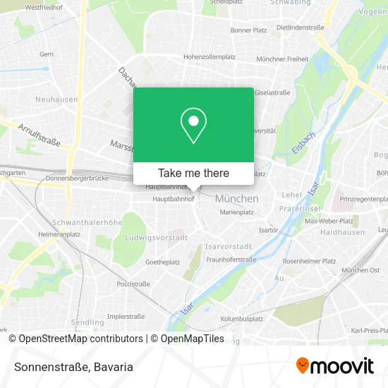 Карта Sonnenstraße