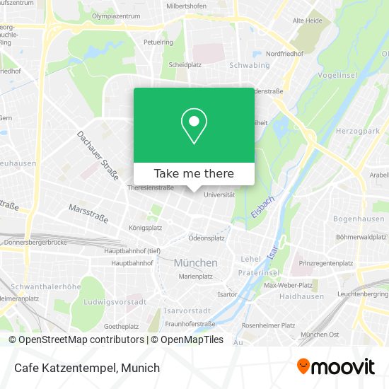 Cafe Katzentempel map