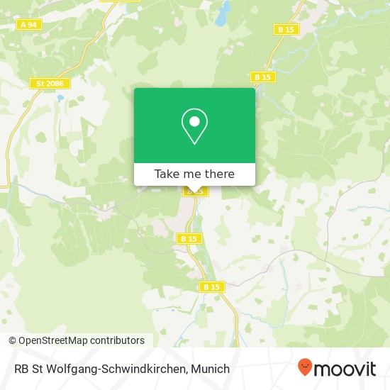 RB St Wolfgang-Schwindkirchen map