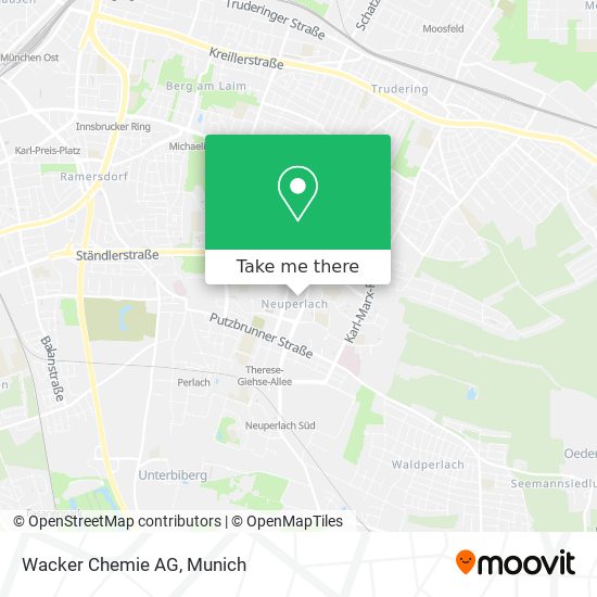 Wacker Chemie AG map