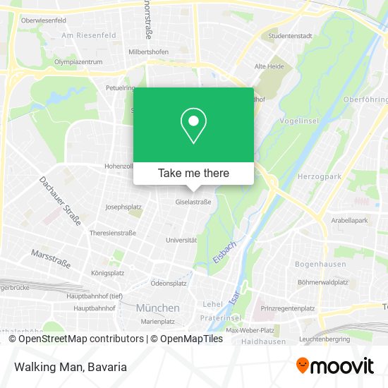 Walking Man map