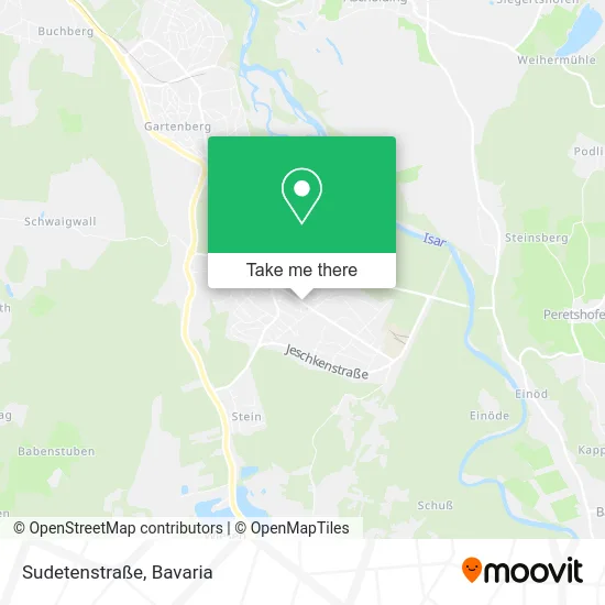 Карта Sudetenstraße