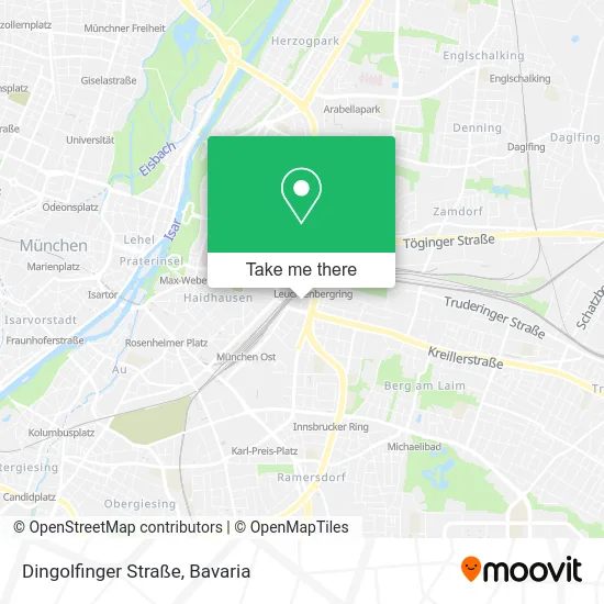 Карта Dingolfinger Straße