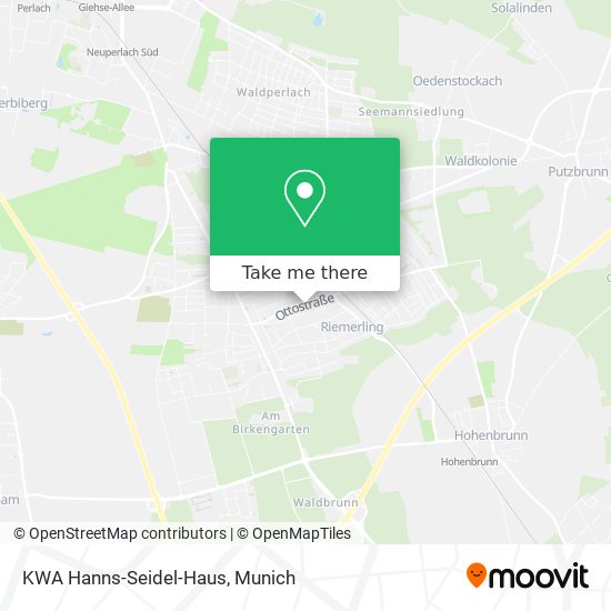 KWA Hanns-Seidel-Haus map
