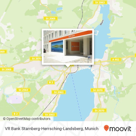 VR Bank Starnberg-Herrsching-Landsberg map