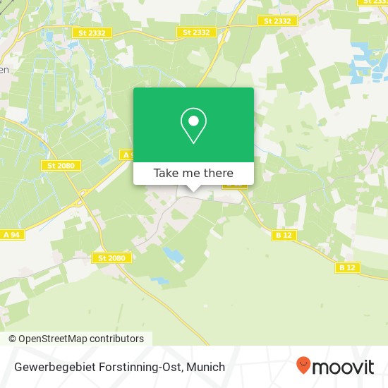 Gewerbegebiet Forstinning-Ost map