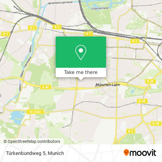 Türkenbundweg 5 map