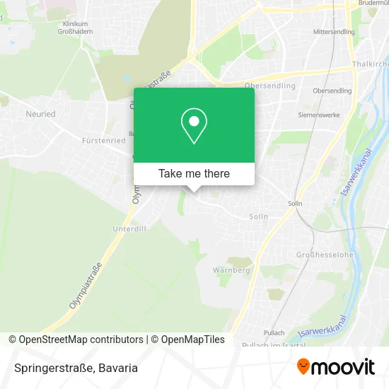 Карта Springerstraße