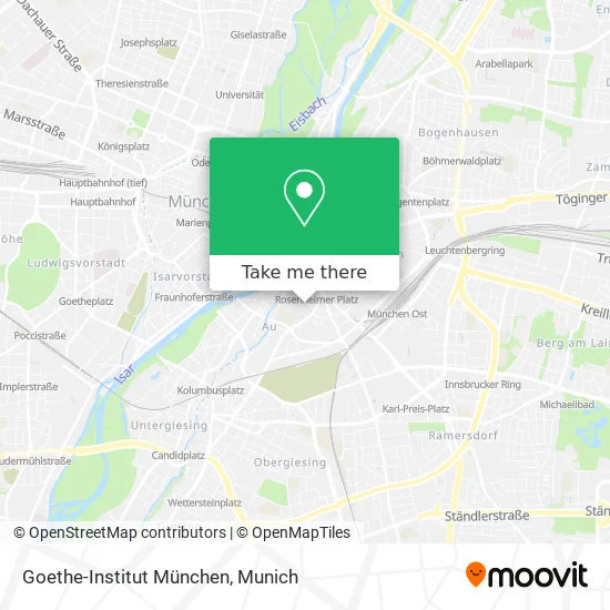 Карта Goethe-Institut München