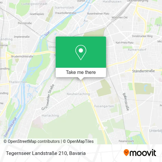 Карта Tegernseer Landstraße 210