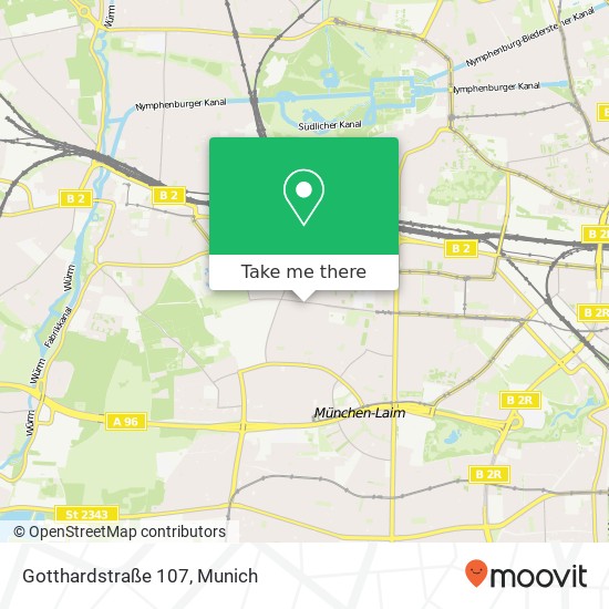 Gotthardstraße 107 map