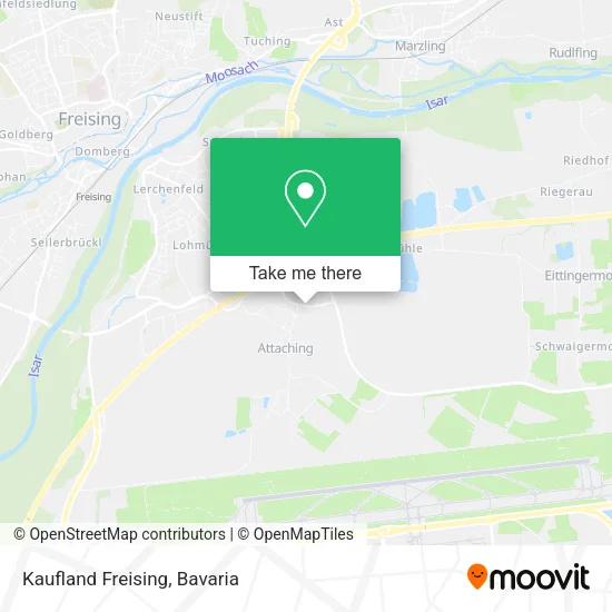 Kaufland Freising map
