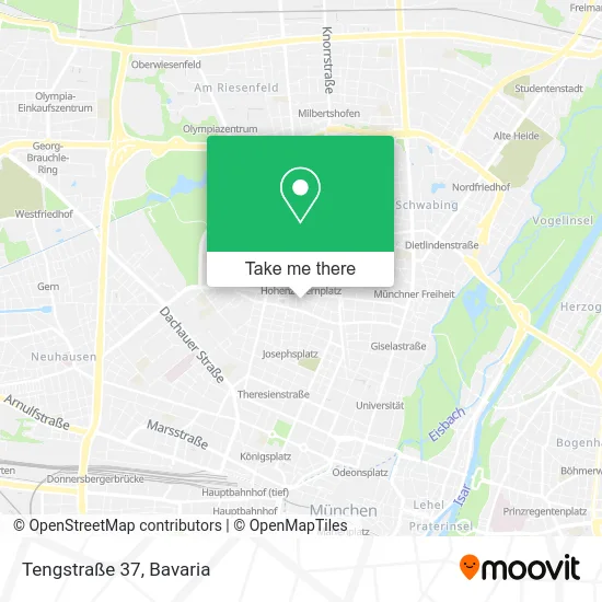 Карта Tengstraße 37