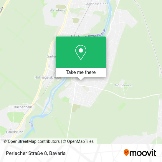 Карта Perlacher Straße 8