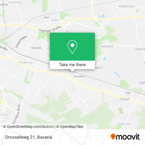 Drosselweg 21 map