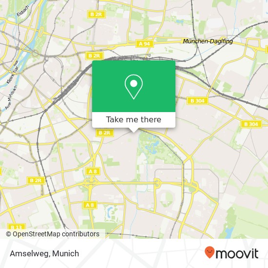 Карта Amselweg