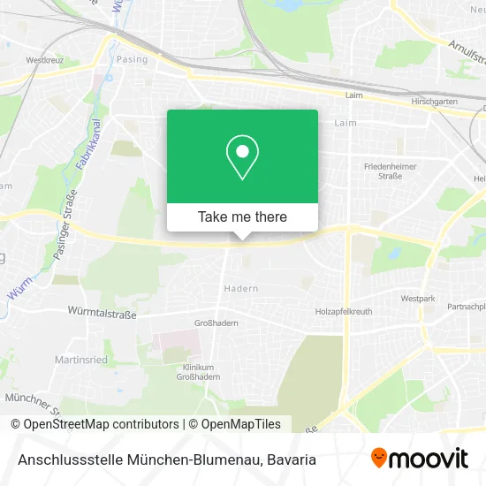 Карта Anschlussstelle München-Blumenau