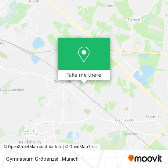 Gymnasium Gröbenzell map