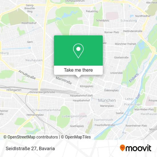 Карта Seidlstraße 27
