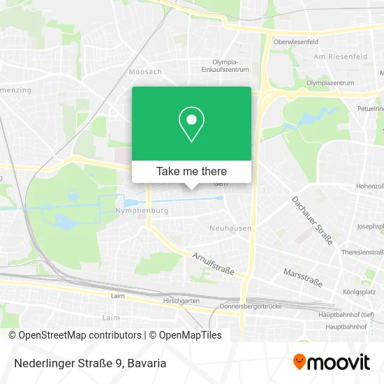 Карта Nederlinger Straße 9