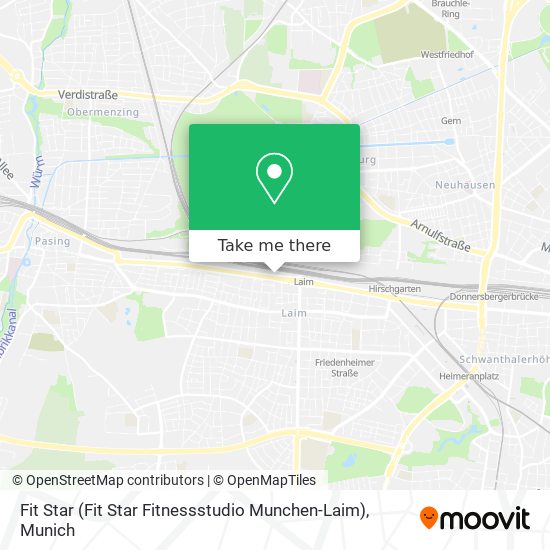 Fit Star (Fit Star Fitnessstudio Munchen-Laim) map