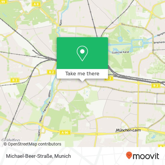 Michael-Beer-Straße map