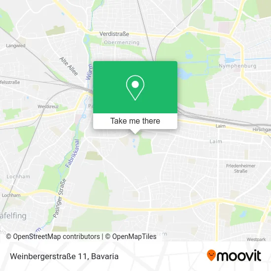 Карта Weinbergerstraße 11