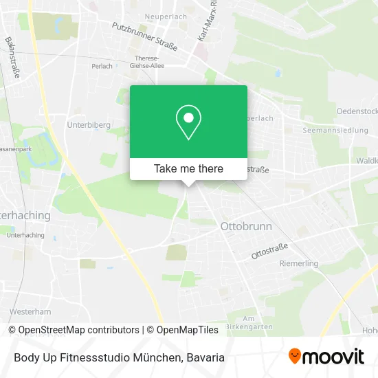 Body Up Fitnessstudio München map
