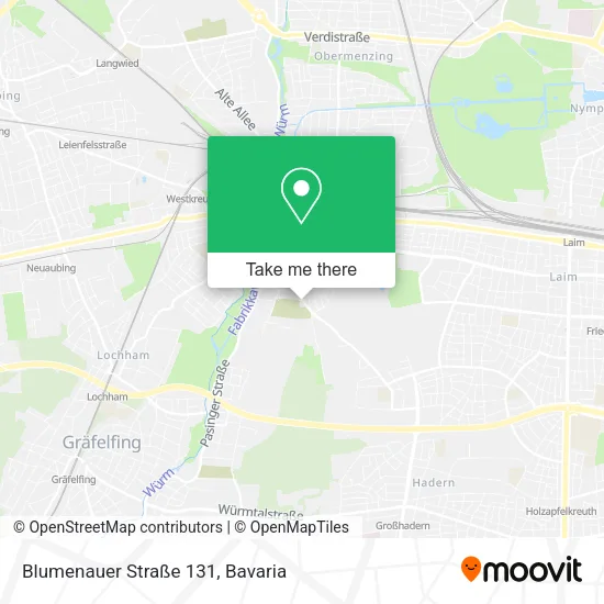 Карта Blumenauer Straße 131