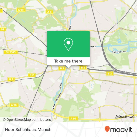 Noor Schuhhaus map