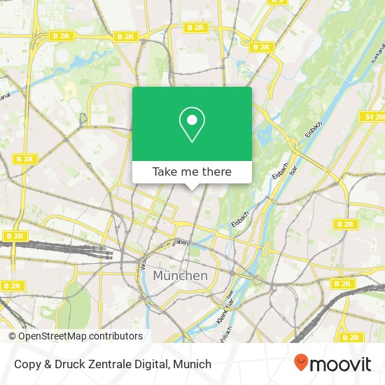 Copy & Druck Zentrale Digital map