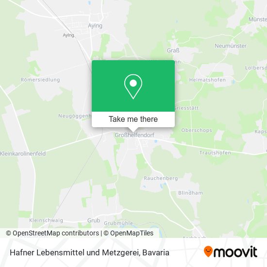 Hafner Lebensmittel und Metzgerei map