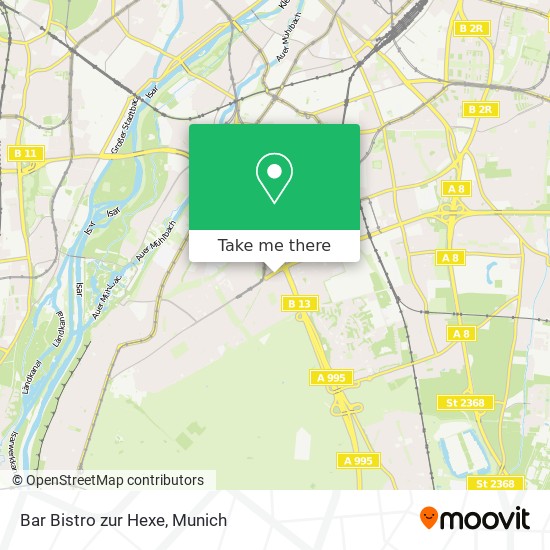 Bar Bistro zur Hexe map