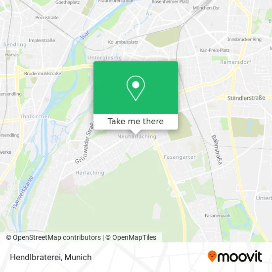 Карта Hendlbraterei