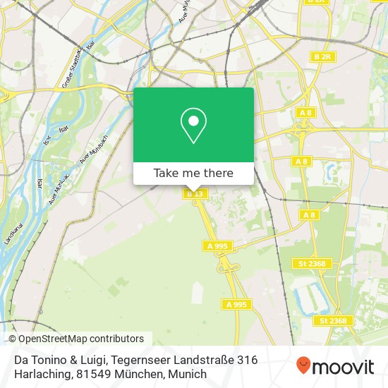 Da Tonino & Luigi, Tegernseer Landstraße 316 Harlaching, 81549 München map