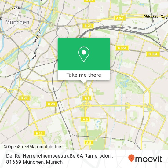 Del Re, Herrenchiemseestraße 6A Ramersdorf, 81669 München map