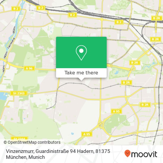 Vinzenzmurr, Guardinistraße 94 Hadern, 81375 München map