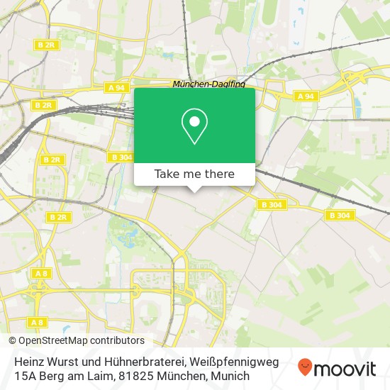 Heinz Wurst und Hühnerbraterei, Weißpfennigweg 15A Berg am Laim, 81825 München map